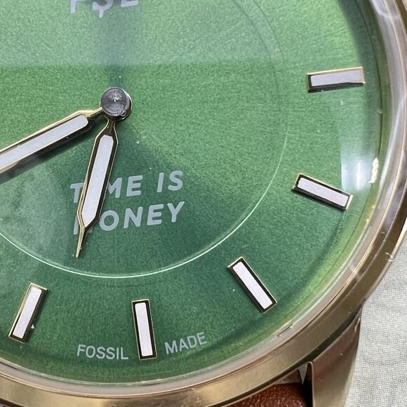 Fossil Men\'s Limited Edition Gold Tone Watch with Novelty Dial  The  Money Gang main image 8